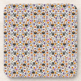 Fröhliche Halloween-Getränkekasten Getränkeuntersetzer