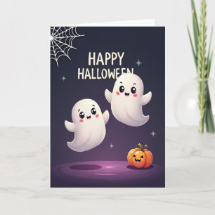 Fröhliche Halloween-Grüße Karte