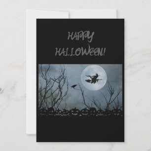 Fröhliche Halloween-Grußkarte Feiertagskarte