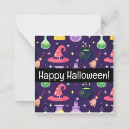 Fröhliche Halloween-Karten, süß, Vorrat! Mitteilungskarte