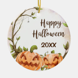 Fröhliche Halloween-Keramik Keramik Ornament