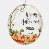 Fröhliche Halloween-Keramik Keramik Ornament (Links)