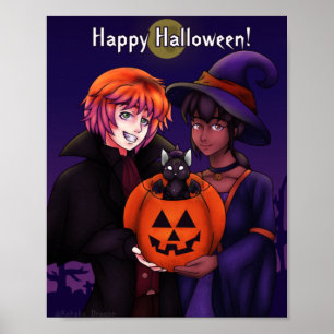 Fröhliche Halloween Kostüme Poster