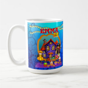 Fröhliche Halloween-Kostümparty für Kinder Feier Kaffeetasse