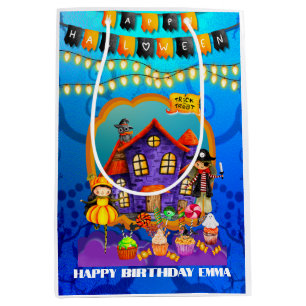 Fröhliche Halloween-Kostümparty für Kinder Feier Mittlere Geschenktüte