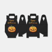 Fröhliche Halloween-Kürbis-Süßigkeiten-Muster-Gesc Geschenkschachtel (Ungefaltet)
