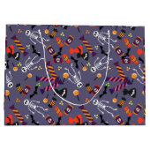 Fröhliche Halloween-Leckerei Große Geschenktüte (Rückseite)