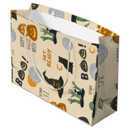 Fröhliche Halloween-Leckerei Große Geschenktüte