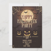 Fröhliche Halloween-Party Einladung (Vorderseite)