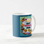 Fröhliche Halloween-Party voller Süßigkeiten oder Kaffeetasse (VorderseiteRechts)