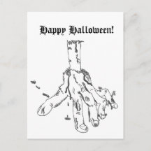 Fröhliche Halloween-Postkarte