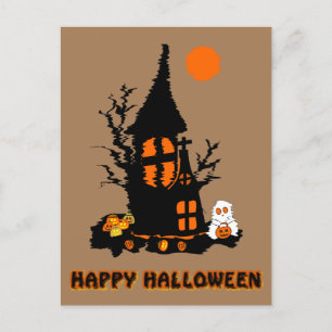 Fröhliche Halloween-Postkarte Feiertagspostkarte