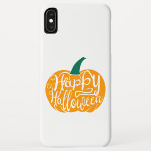 Fröhliche Halloween-Schrift auf geschnitztem Kürbi Case-Mate iPhone Hülle