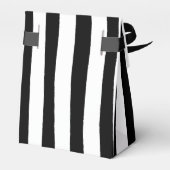 Fröhliche Halloween-Schwarz-Weiß-Gastgeschenk-Tasc Geschenkschachtel (Rückseite)