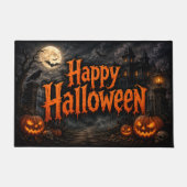 Fröhliche Halloween Spukhaus Türmatte (Vorderseite)