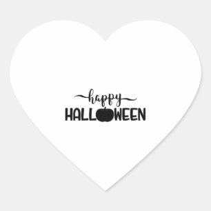 Fröhliche Halloween T-Shirts Halloween Herz-Aufkleber