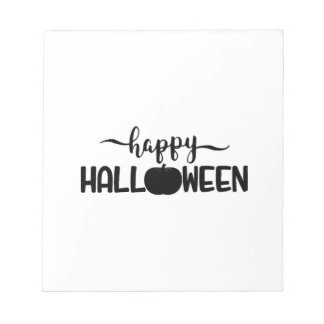 Fröhliche Halloween T-Shirts Halloween Notizblock
