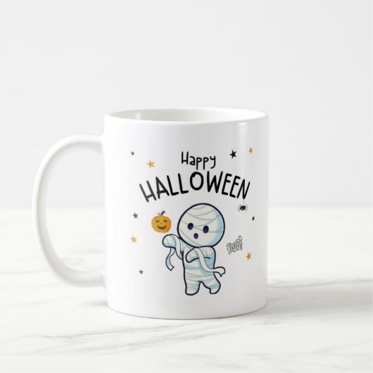 Fröhliche Halloween-Tasse Kaffeetasse (Links)