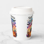 Fröhliche Halloween-Tasse Pappbecher (Links)