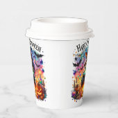 Fröhliche Halloween-Tasse Pappbecher (Rechts)