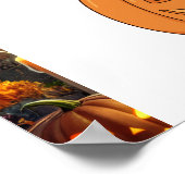 Fröhliche Halloween-Wandkunst Poster (Ecke)