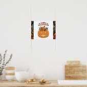 Fröhliche Halloween-Wandkunst Poster (Küche)