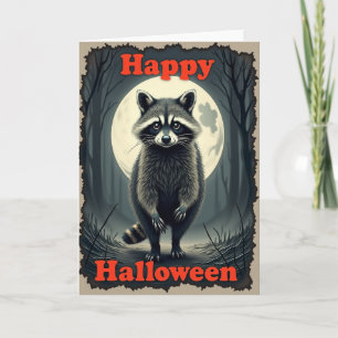 Fröhliche Halloween-Waschkartenkarte Karte