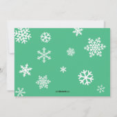 Fröhliche Happy Holiday Season Feiertagskarte (Rückseite)