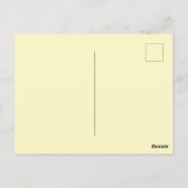 Fröhliche, hässliche HAPPY - Handschrift des neuen Postkarte (Rückseite)