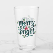 Fröhliche & helle Typografie Glas (Rückseite)