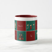 Fröhliche & helle Weihnachts-Kaffeetasse Tasse (Zentrum)