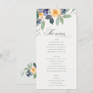 Fröhliche Hochzeitskarte "Gelbe Blüte" Dankeskarte