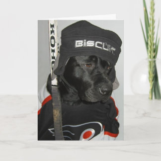 Fröhliche Hockeyfreie Feiertage (von 2004) Feiertagskarte