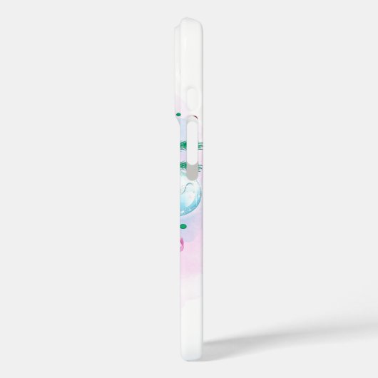 Fröhliche Holiday Penguin Case-Mate iPhone Hülle (Rückseite / Links)