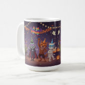 Fröhliche Howl-O-Ween-Party Kaffeetasse (Vorderseite Links)