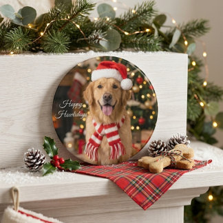 Fröhliche Howlidays Golden Retriever Weihnachts Hu Magnet