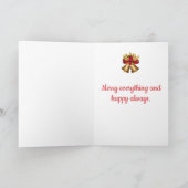 Fröhliche Howlidays Karte (Innenseite)