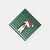 Fröhliche Howlidays Serviette (Ecke)