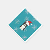Fröhliche Howlidays Serviette (Ecke)