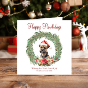 Fröhliche Howlidays Süßer Cairn Terrier Hund Feiertagskarte