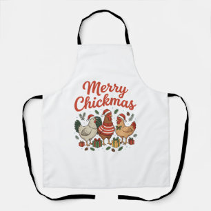 Fröhliche Hühnerweihnachten Hühner Weihnachten Schürze