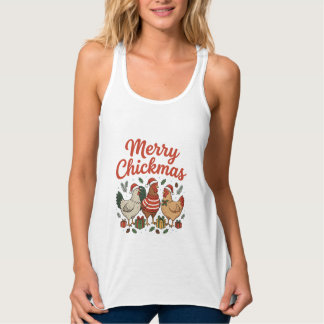 Fröhliche Hühnerweihnachten Hühner Weihnachten Tank Top