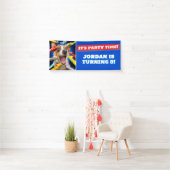 Fröhliche Hunde-Party-Tutgeräte Banner (Insitu)