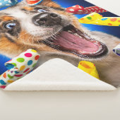 Fröhliche Hundeparty-Tutgeräte Sherpadecke (3/4)