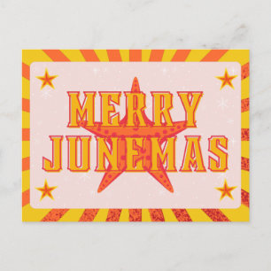Fröhliche Junemas-Postkarte Postkarte