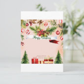 Fröhliche Kartensammlung Dankeskarte (Stehend Vorderseite)