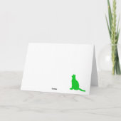 Fröhliche Kat-mas Karte (Rückseite)