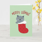 Fröhliche Katmas Karte (Gelbe Blume)