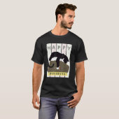 Fröhliche Katzenfeiertage T-Shirt (Vorne ganz)