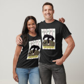 Fröhliche Katzenfeiertage T-Shirt (Unisex)